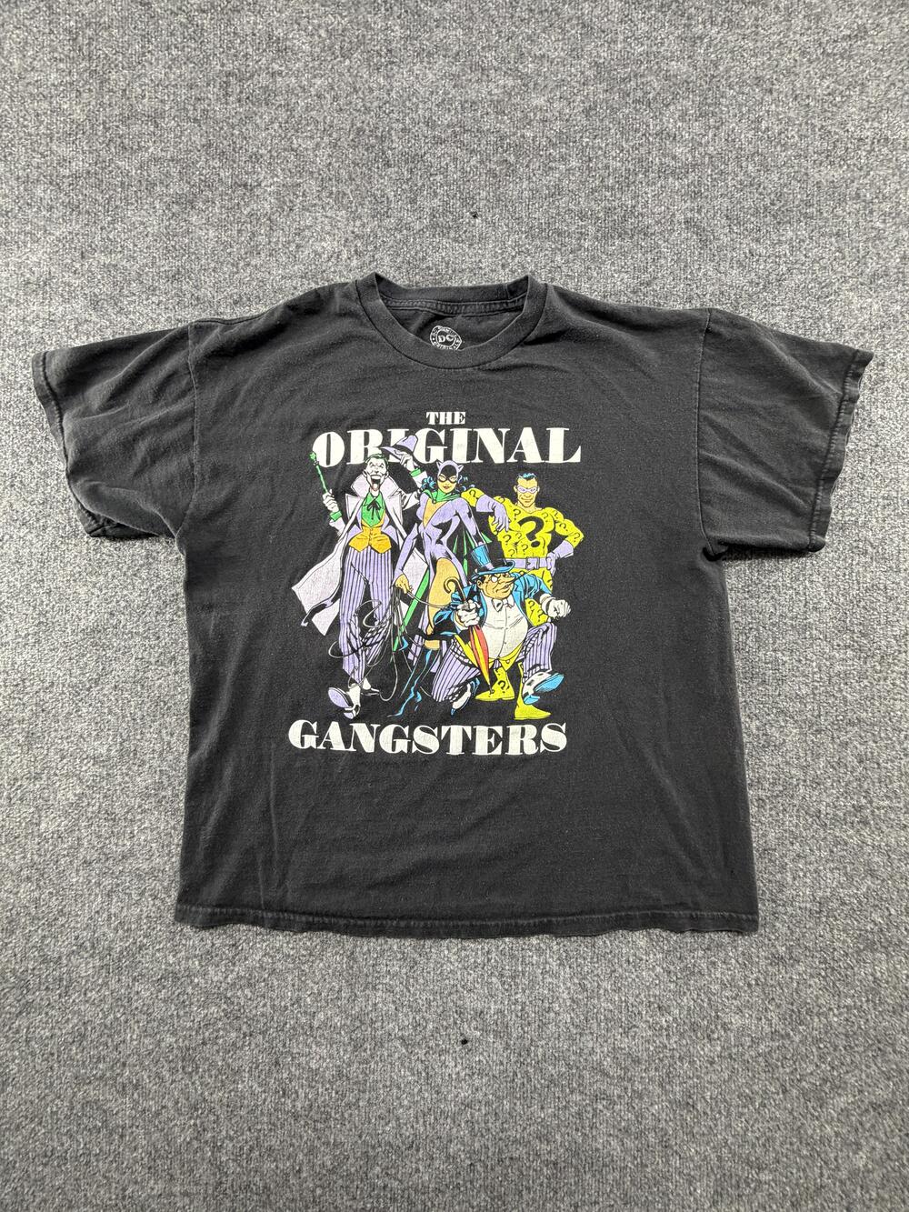 Batman Villains Original Gangsters T-Shirt Mens XL DC Comics Catwomen Joker